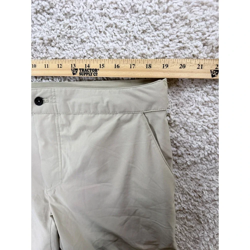 North Face Performance Pants Mens 38x32 Tan Khaki UPF 40 Hiking Stretch Active